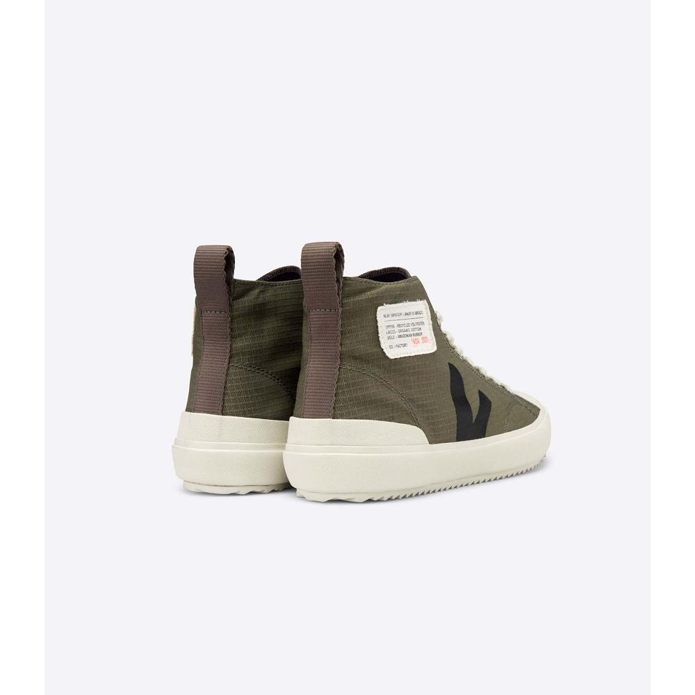 Women's Veja NOVA HL RIPSTOP High Tops Olive | ZA 346TCE